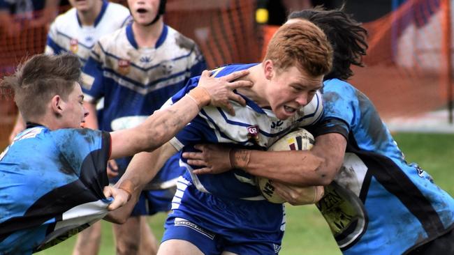 North Coast Bulldogs player Hayden Ensbey during an under-18 clash between the Grafton Ghosts and Woolgoolga Seahorses at Frank McGuren Field in 2019.