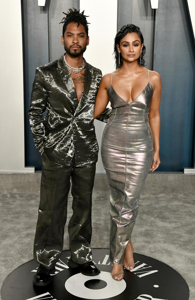 Miguel and Nazanin Mandi. Picture: Getty Images