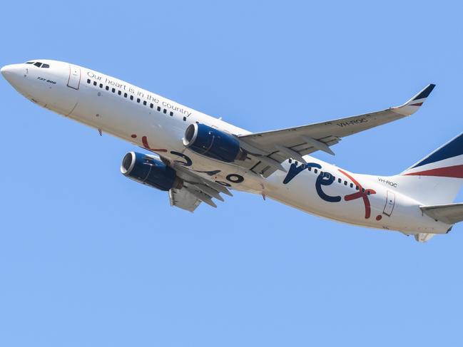 A Boeing 737-800 aircraft belonging to Rex Airlines taxiing and taking off at Sydney's Kingsford Smith airport on January 22, 2021 in Sydney, Australia. Regional Express Holdings are about to join the mix of airlines on the Sydney to Melbourne air route with their new services commencing on March 01, 2021.Photo - GettyEscape 19 March 2023