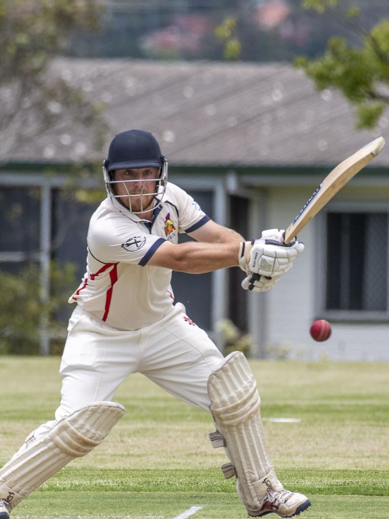 Daniel Pollock bats for Met Easts. Picture: Nev Madsen.