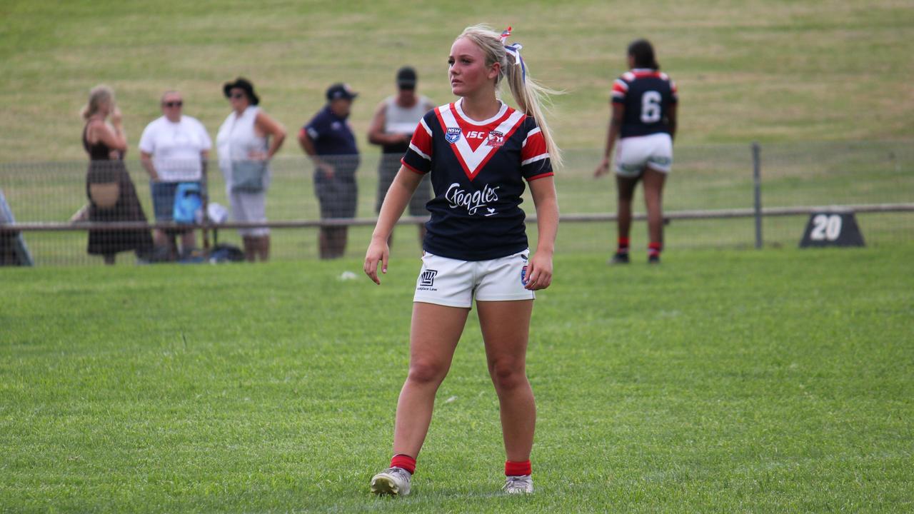 Elouise Maher of the Sydney Roosters Lisa Fiaola Cup side. Picture: Kevin Merrigan