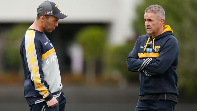 Alastair Clarkson and Chris Fagan have not agreed to attend mediation. Picture: AFL Media