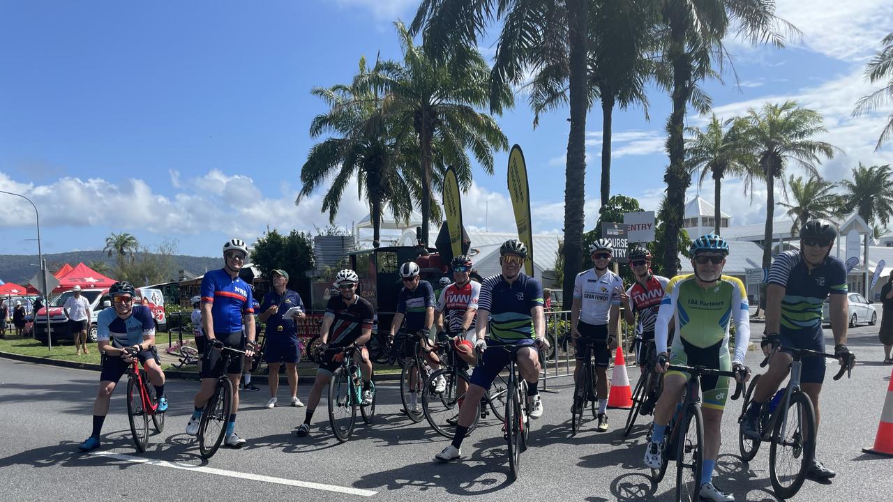 Port Douglas Gran Fondo riders photographed by the Cairns Post The Cairns Post