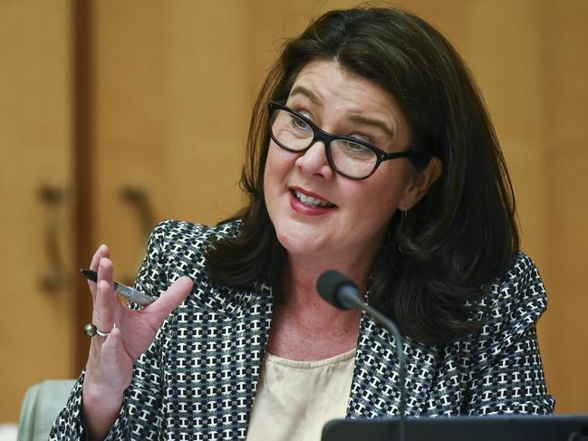 Opposition public service spokeswoman Jane Hume says the government should consider the cost of unused desks. Picture: Martin Ollman