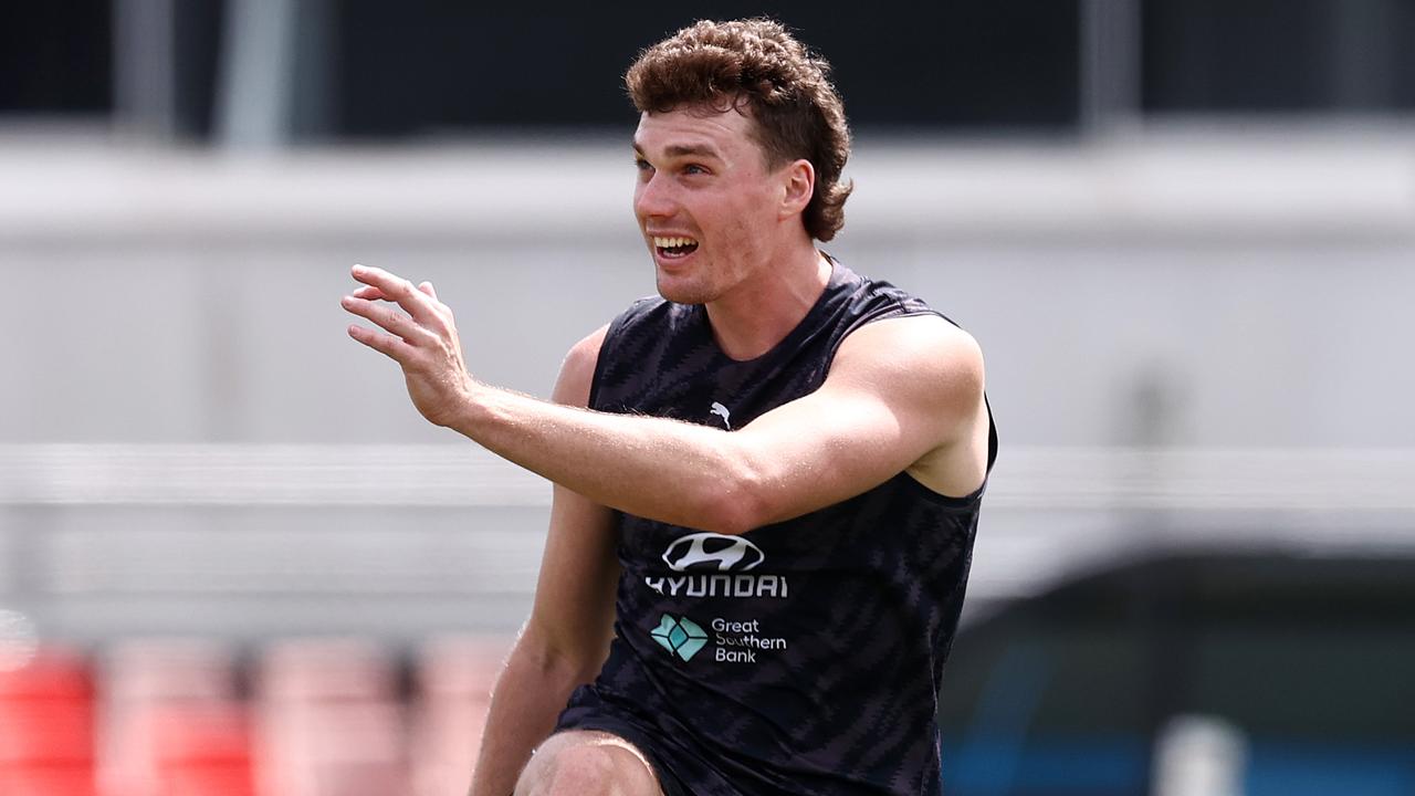 Blake Acres was the Blues only acquisition in the 2023 trade period, in a much quieter off-season compared to the previous year. Picture: Michael Klein