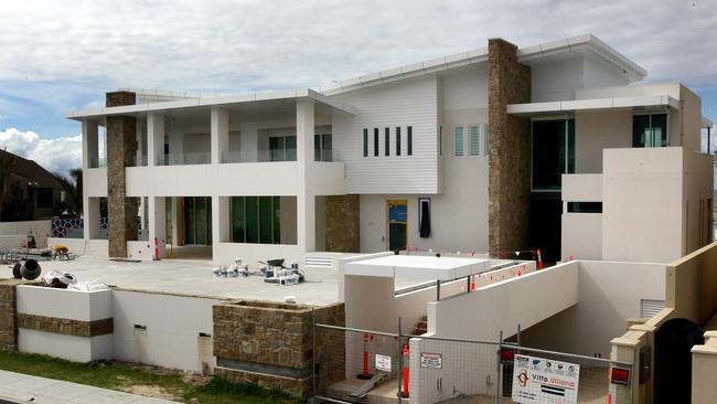 35 Hedges ave Mermaid Beach under construction in 2009.