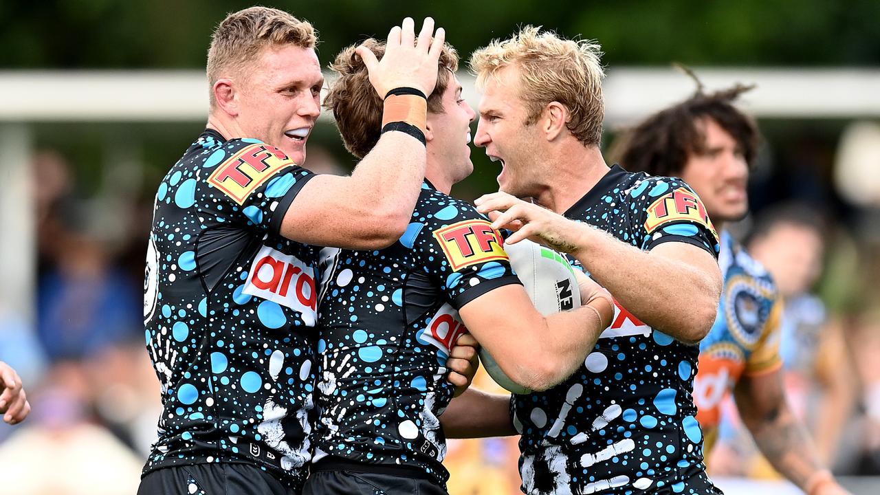 The Sharks were much too good for the Titans. (Photo by Bradley Kanaris/Getty Images)