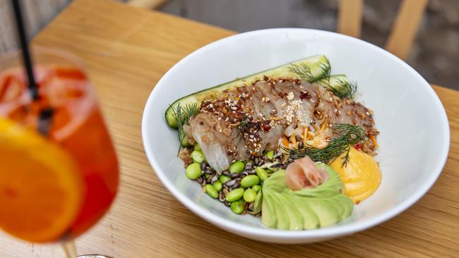 The spicy tuna bowl. Picture: Supplied