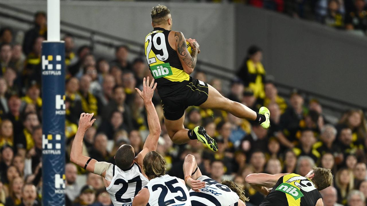 Shai Bolton’s crazy mark. (Photo by Quinn Rooney/Getty Images)