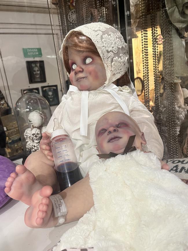 Dolls at Maryborough's Haunted Doll Museum.