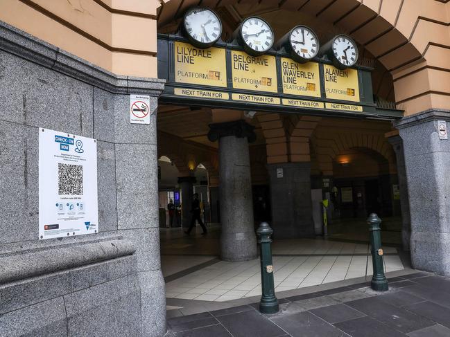 Flinders Street Station. Picture: NCA NewsWire / Ian Currie