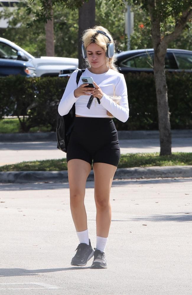 Camila was on her way to the gym. Picture: MiamiPIXX/Vaem / BACKGRID