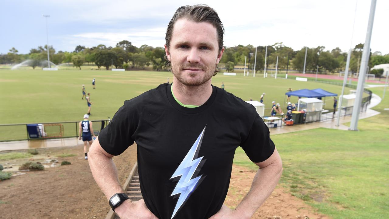 Geelong’s Patrick Dangerfield will captain AFLX side the Bolts. Picture: Alan Barber