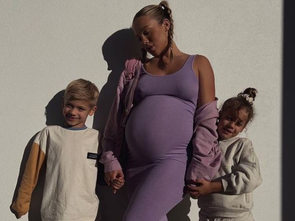 Tammy launched her Instagram career just before the birth of her son, Wolf. Picture: Instagram/Tammy Hembrow