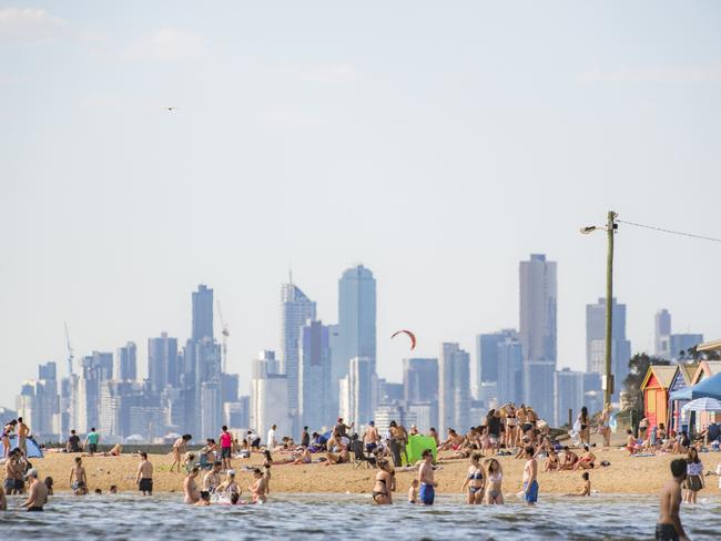 Brighton Beach Baths could be packed with people trying to cool down. Picture: Jason Edwards