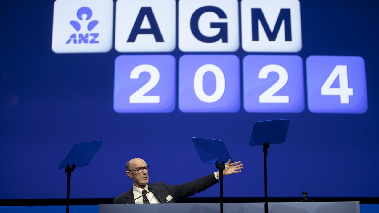 Chairman Paul O'Sullivan opens the AGM. Picture: Arsineh Houspian.