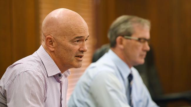 Former CEO Bernard Smith and Mayor Mick Curran came under fire over their spending practises during the past four years.