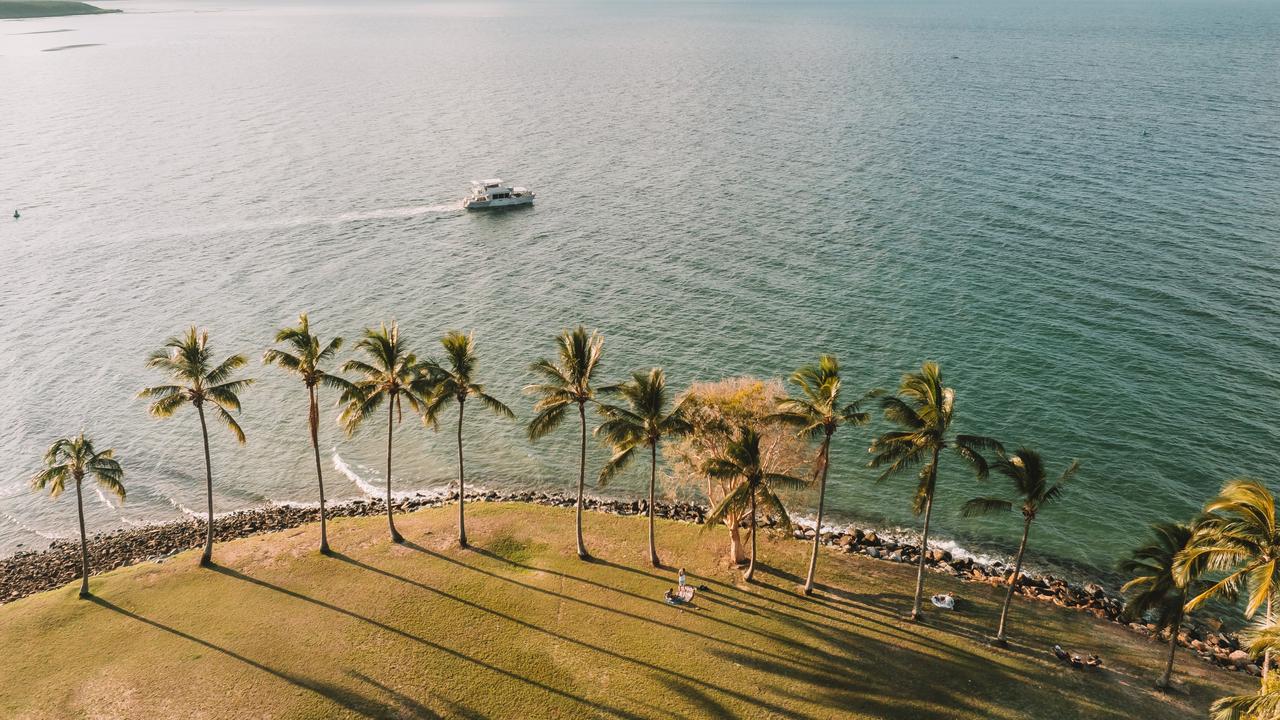 An aerial shot of Rex Smeal Park in Port Douglas. Picture: Tourism Tropical North Queensland