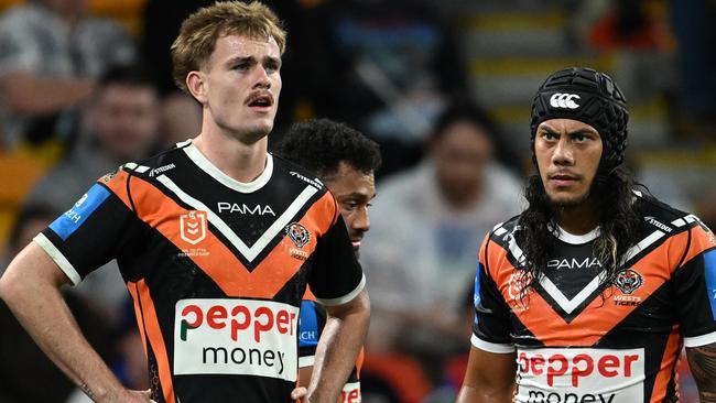 Lachlan Galvin (L) could head to the open market before June 30. Picture: NRL Photos