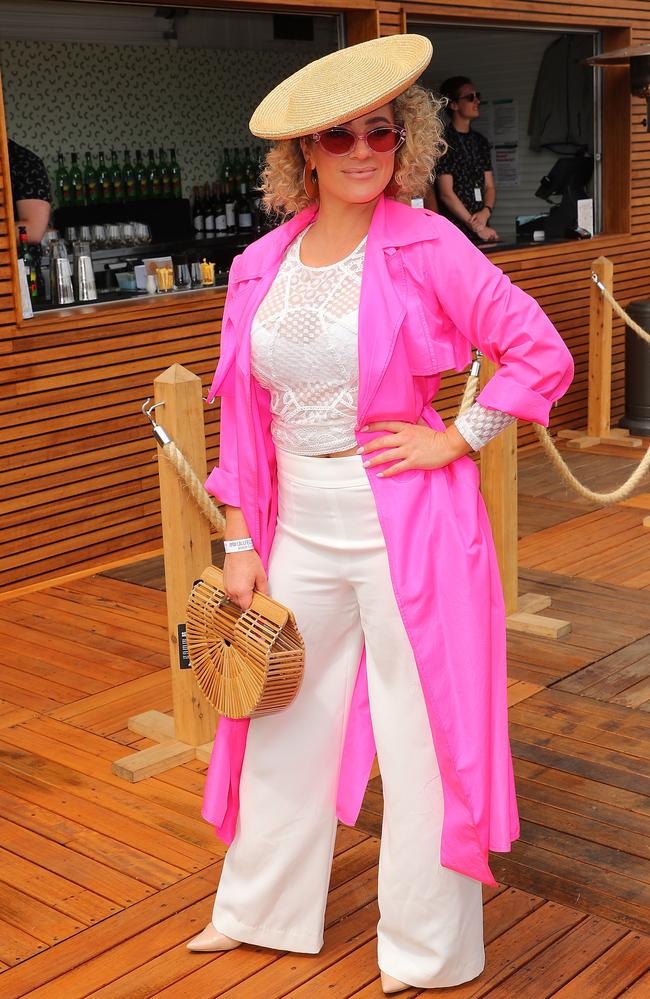 Ash Pollard attends Caulfield Cup Day at Caulfield Racecourse. Picture: Scott Barbour, Getty Images.