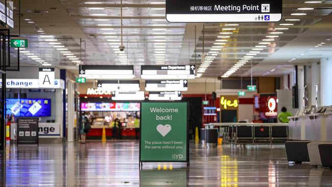 NSW has borne the brunt of the collapse in international students and travellers, and so has the most to gain from the reopening of the borders. Picture: AFP