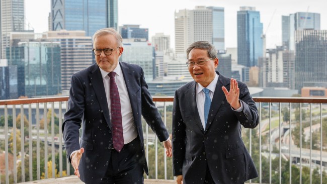 Chinese Premier Li Qiang revealed on Monday that Australia will be added to the list of countries whose citizens can travel to China without a visa, saving Aussies up to $110. Picture: Richard Wainwright - Pool/Getty Images