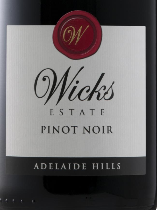 Wicks Estate Pinot Noir.