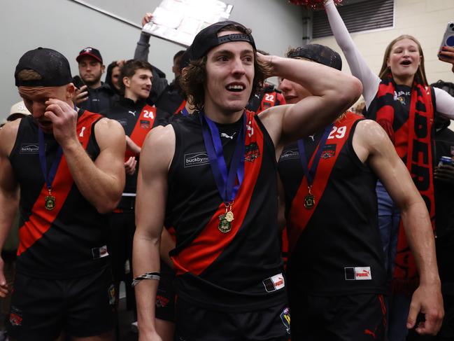 Brandon Leary best on ground North Launceston. TSL grand final 2024 - North Launceston V Lauderdale. Picture: Nikki Davis-Jones