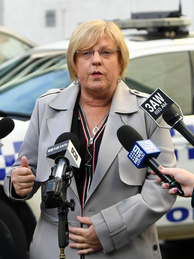 Police Minister Lisa Neville. Picture: AAP Image/James Ross