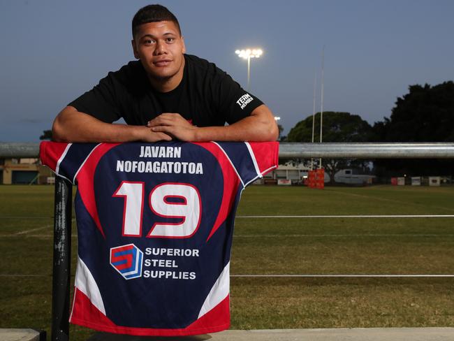 Runaway Bay Prop Doryaan Hape Apiata pictured before the 2020 RLGC A-Grade grand final. Picture Glenn Hampson.