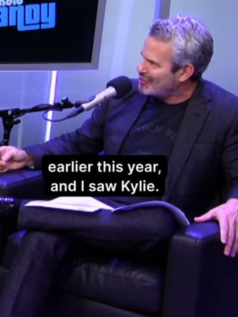 The moment came on Andy Cohen’s podcast Radio Andy. Picture: TikTok