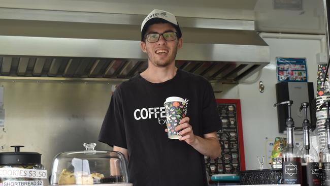 Joshua Poole, 23, owner of Coffee By Josh. Picture: Jessica Baker