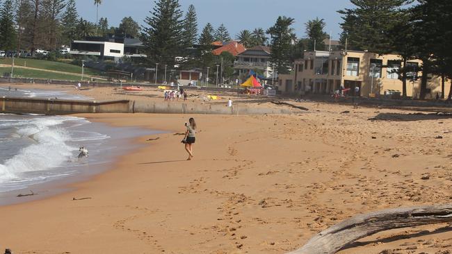 The incident occurred at Collaroy Beach about 2.15pm on Wednesday. Picture: Damian Shaw