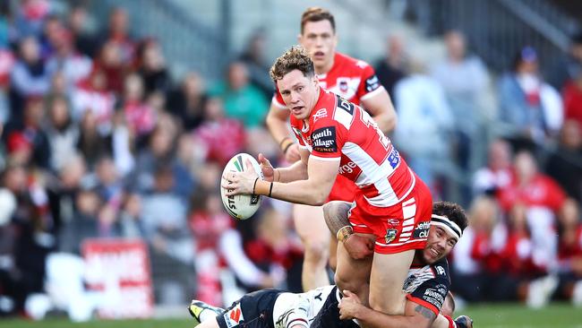 Kurt Mann could shift to hooker if he is signed by Newcastle. (Photo by Mark Kolbe/Getty Images)