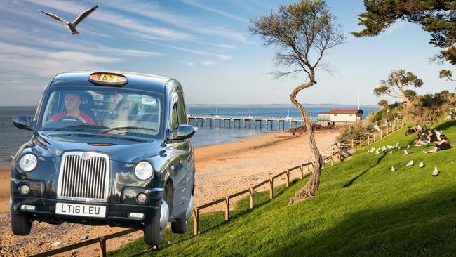 Art for UK cabbies being called on Phillip Island