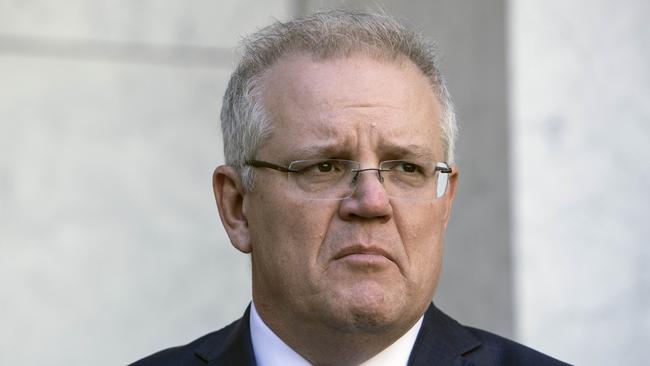 Scott Morrison in Canberra on Thursday. Picture: Gary Ramage