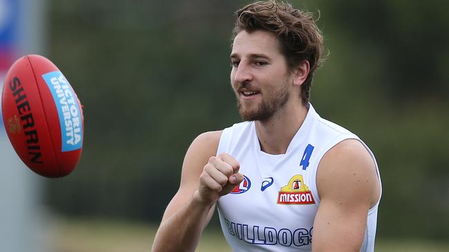 Marcus Bontempelli had a night out against Sydney, scoring 158 points to be the best player of Round 1. Picture: Michael Klein