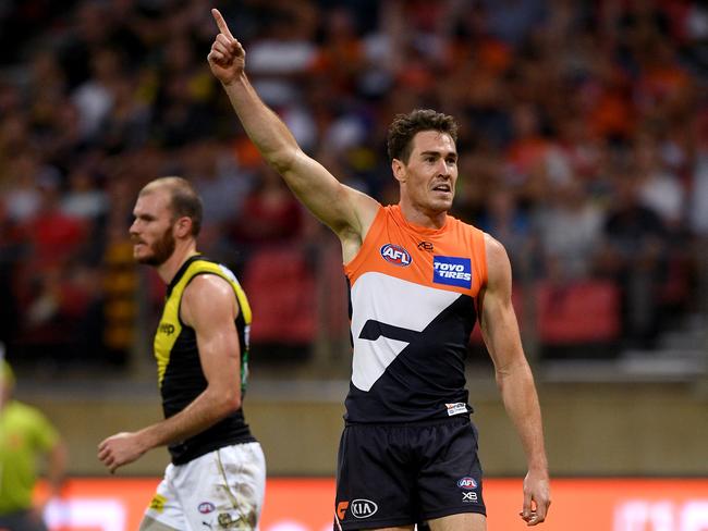 Jeremy Cameron of the Giants had a monster game both on the field and in terms of SuperCoach points in Round 3