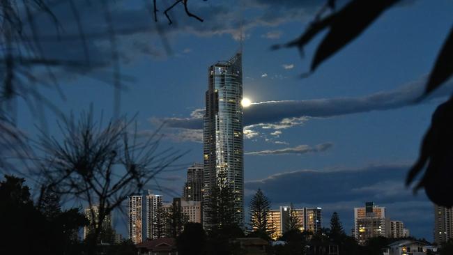 Residents of the Q1 Tower will soon get a clear view. Picture: Nigel Hallett.