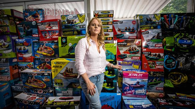 Kylie Rochow, Deja Vu Ski Shop owner in Mannum. Picture: Tom Huntley