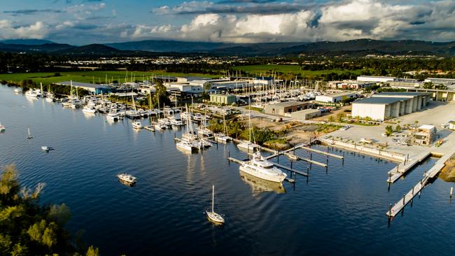 The Boat Works superyacht marina at Coomera.