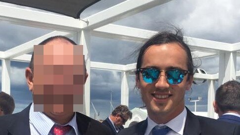 Michael Pryde (right). Businessmen, their wives and lawyers are among the eastern suburbs elite who have allegedly lost millions to a ”unique” betting system. Picture: Facebook