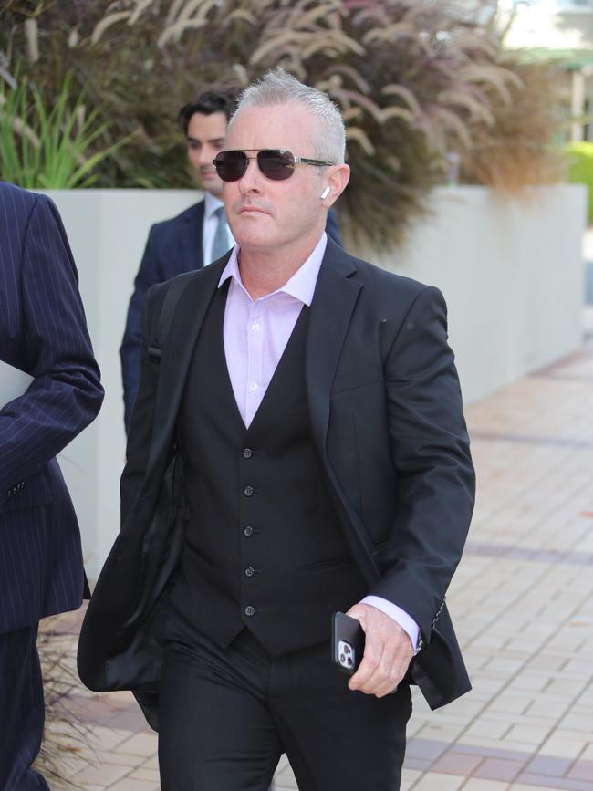 Jayden Moorea arrives for the final day of a committal hearing at Southport Court. Picture Glenn Hampson