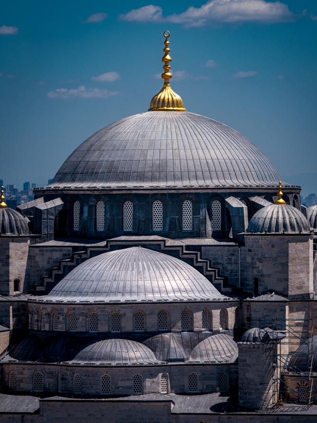 The Dome Of The Blue Mosque.