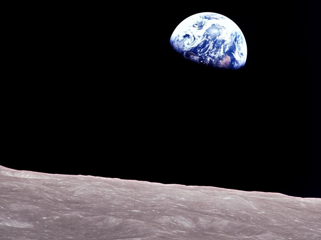 Earthrise seen from the Moon during the Apollo 8 mission in 1968. Earth and the Moon were formed billions of years ago. CREDIT: NASA For Martin George's col for  the Mercury.