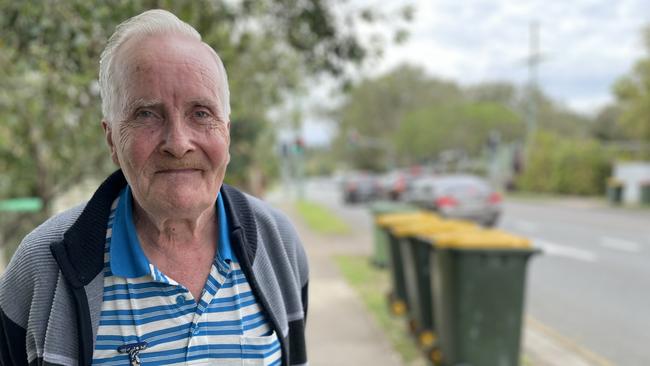 Peter Cooper of Coolum Beach has described the aftermath of the crash on Yandina Coolum Rd that left a motorcyclist with a severe head injury.