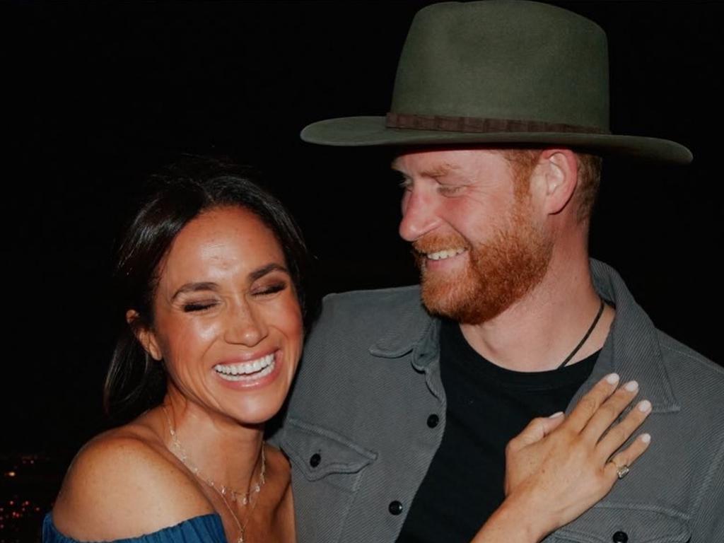 Prince Harry and Meghan Markle pictured at Beyoncé’s LA concert. Picture: Instagram