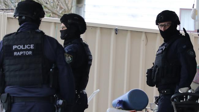 Raptor cops at work. Picture: NSW Police/File