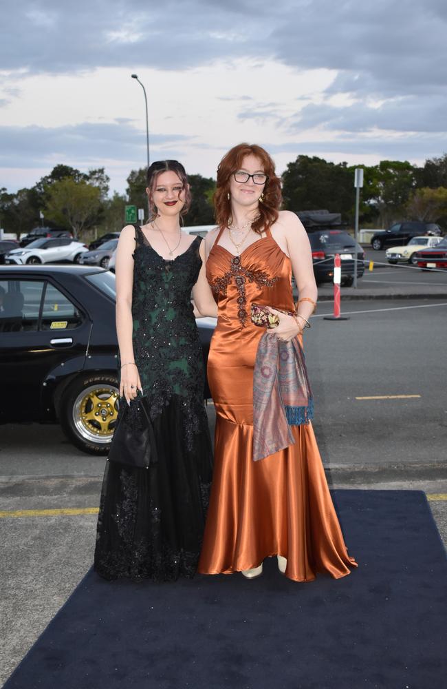 Students at the 2024 Chancellor State College formal.