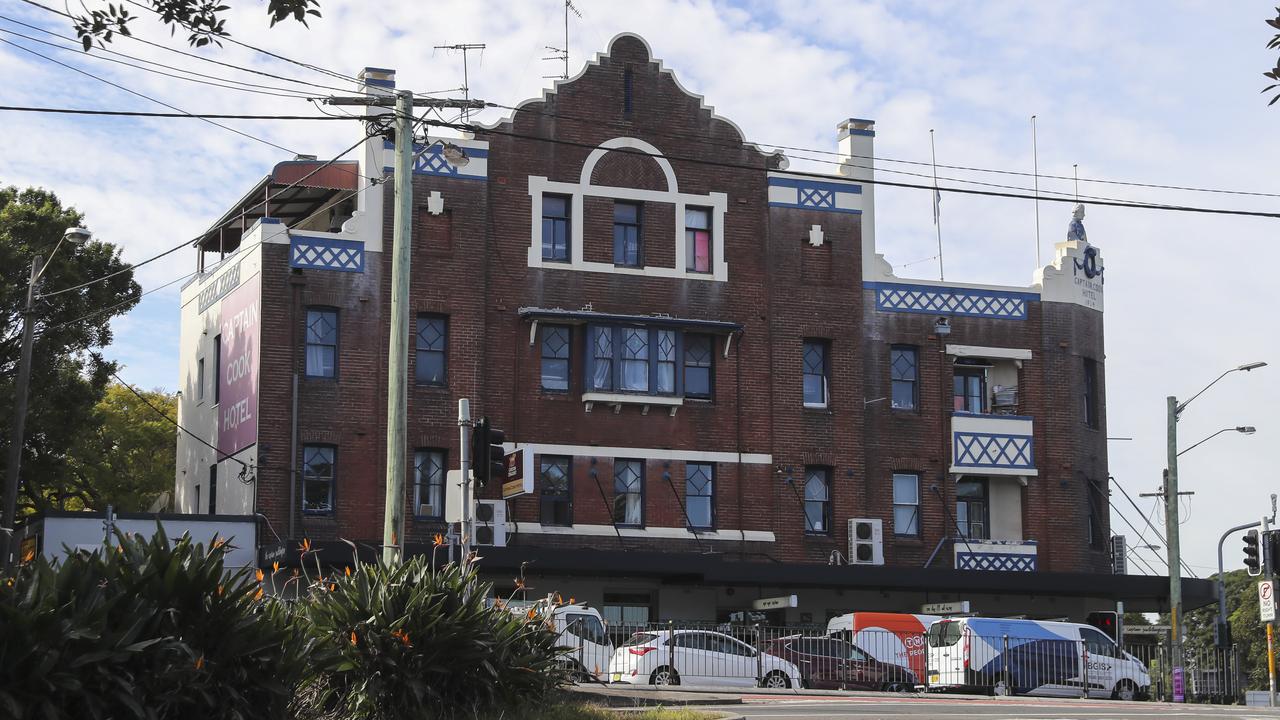 The Captain Cook Hotel has dropped the ‘Cook’. Picture: Dylan Robinson